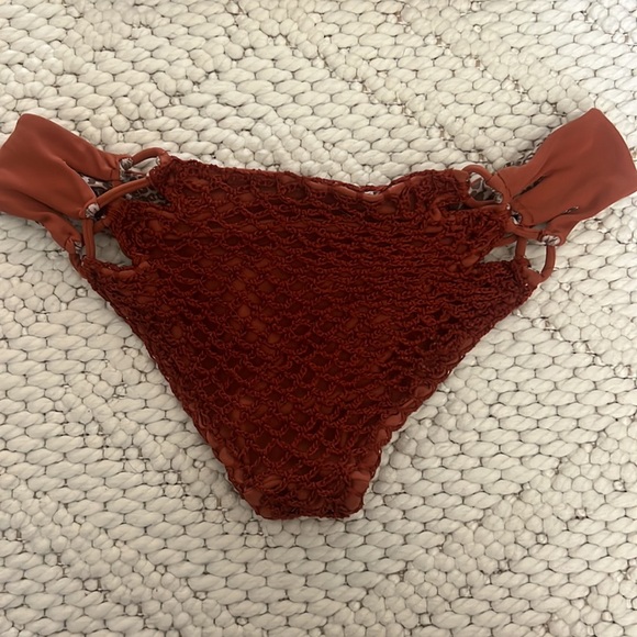 ACACIA Swim Amalfi Bikini Top & Bottom | burnt orange - Picture 3 of 5